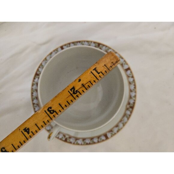 Haviland Limoges Imperatrice Eugenie France Coffee Tea Cups & Saucers - Picture 6 of 7